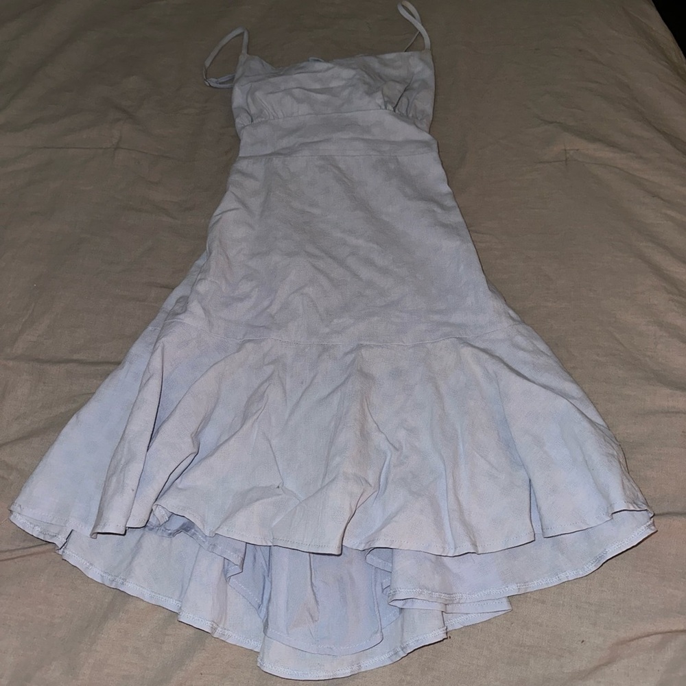 Hello Molly Soft Blue Mini Dress